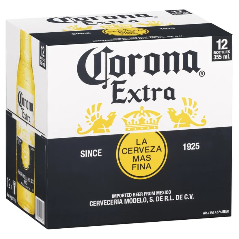 12PK Corona Familiar Beer 12 fl oz Bottles
