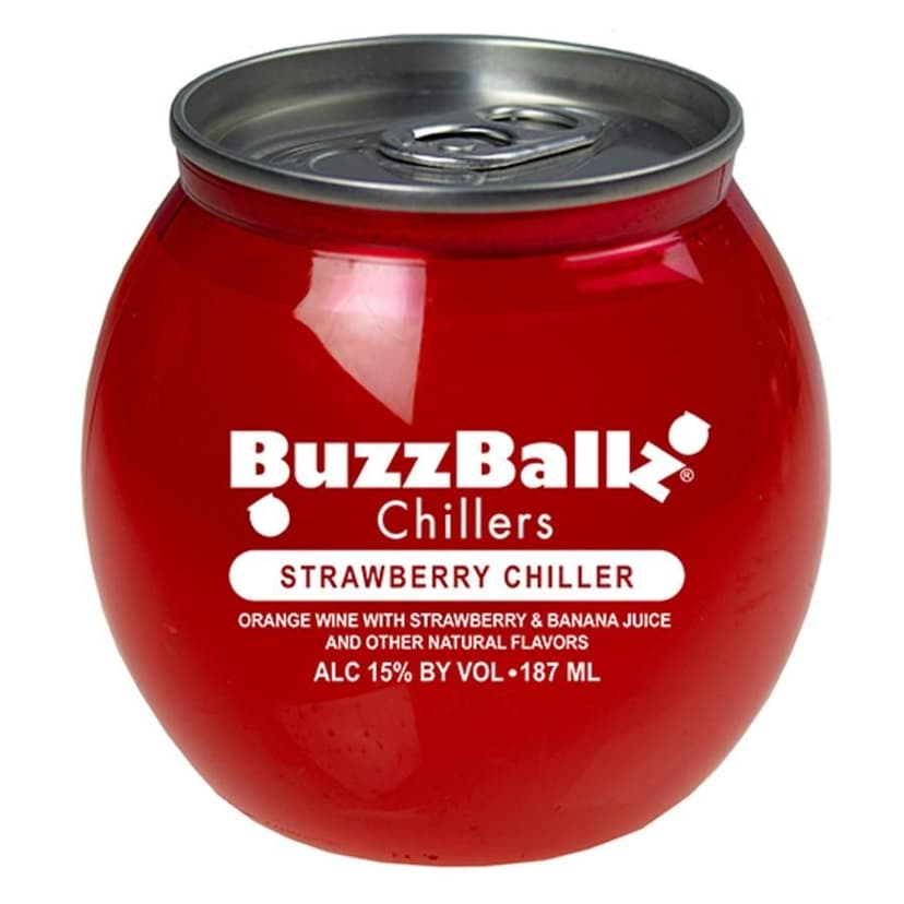BuzzBallz Chiller Strawberry Rita CocktailCan 200 ml
