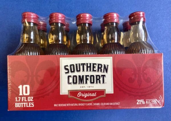 Southern Comfort Original Whiskey 10pk, 50ml Plastic Bottles 