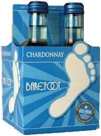 BAREFOOT 4PK CHARDONAY