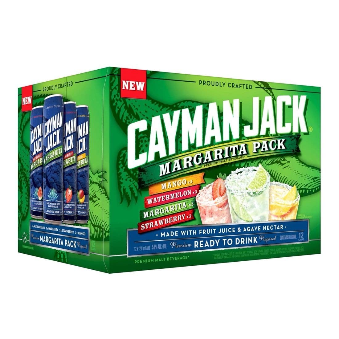 12PK CAYMANJACK MARGARITA VARIETY PACK CAN