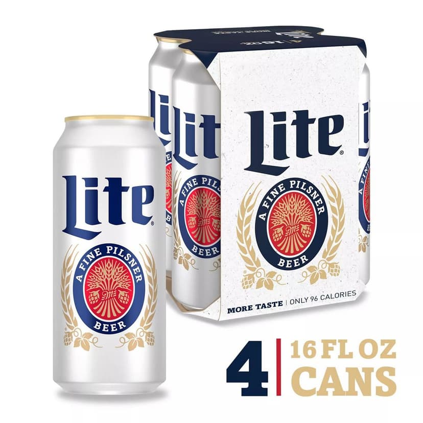 4PK MILLER LITE 160Z CAN