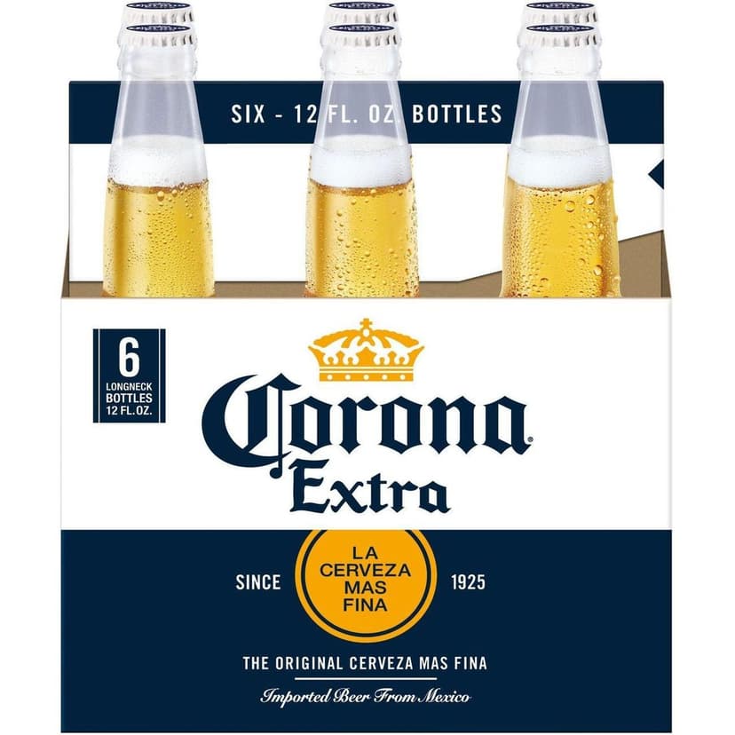 6PK Corona Extra Beer 12 fl oz Bottles