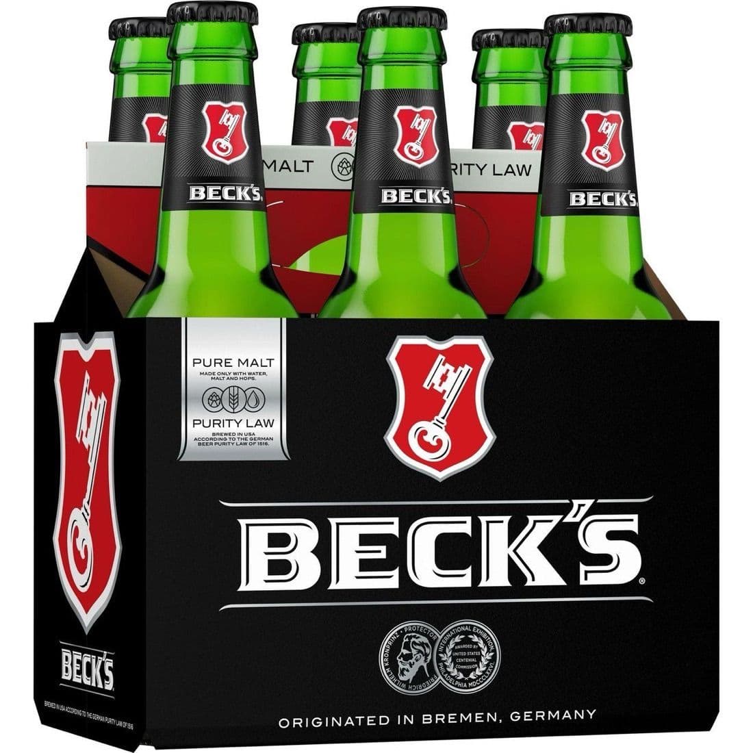BECK'S Pilsner Beer 6PK, 12 fl oz Bottles