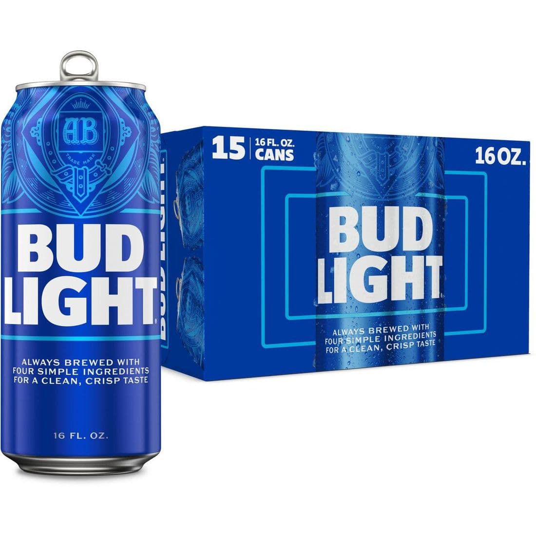 BUD LIGHT CAN 16 OZ 15PK