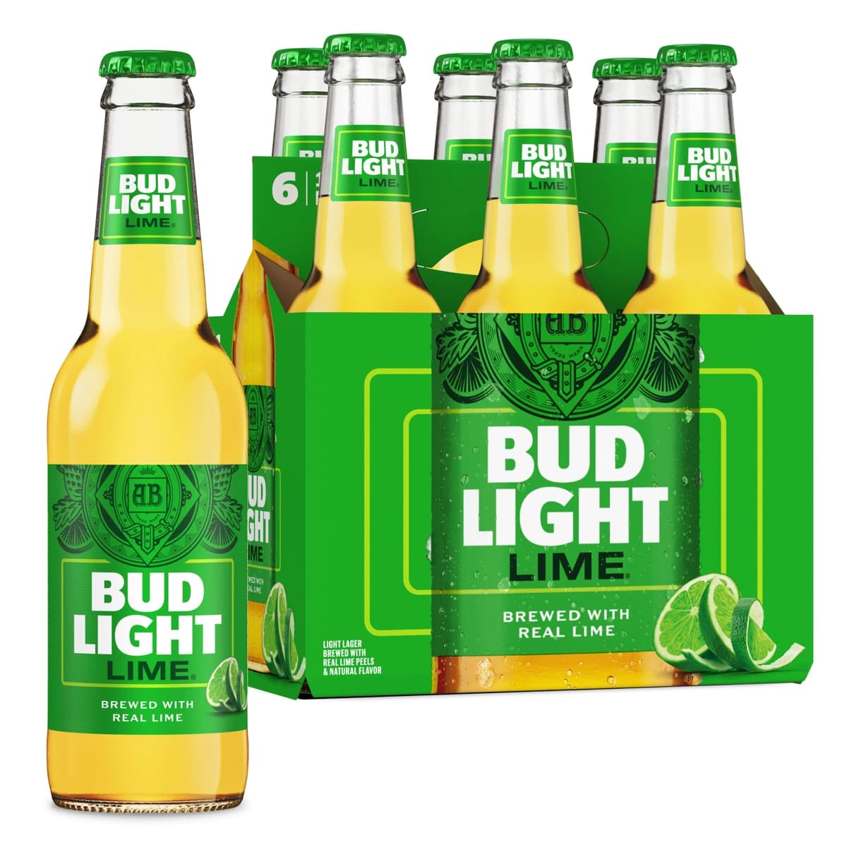 Bud Light Lime 6PK, 12 fl oz Bottles