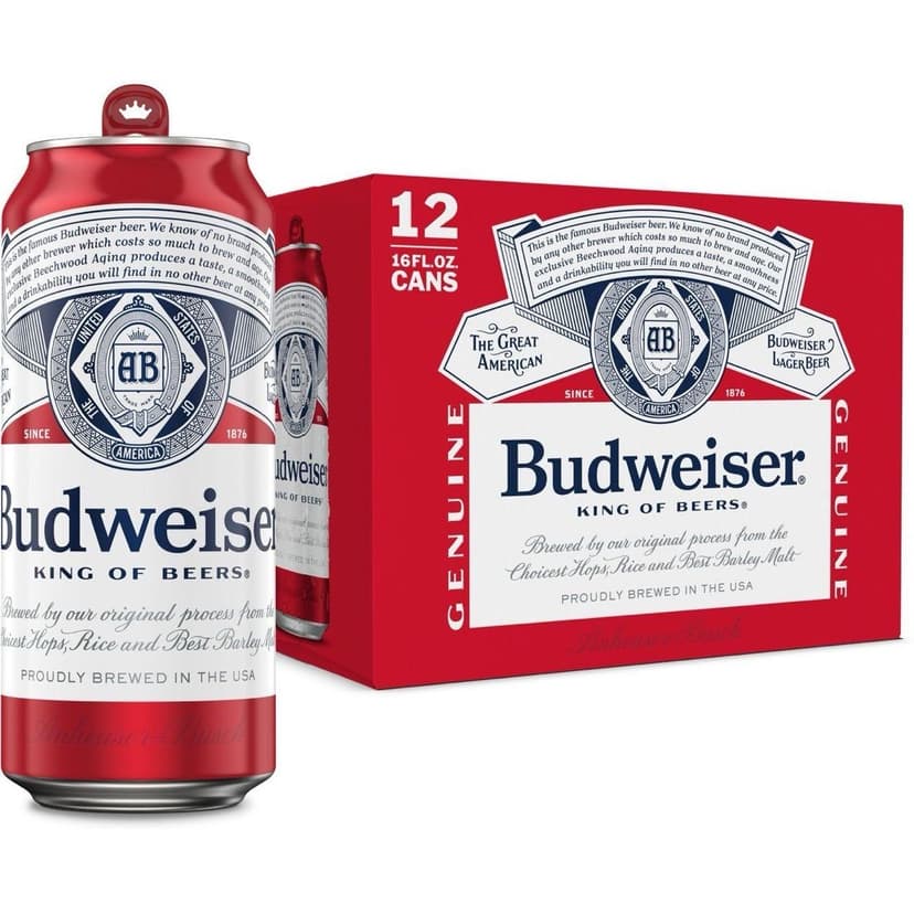 BUDWEISER 16 fl oz Can