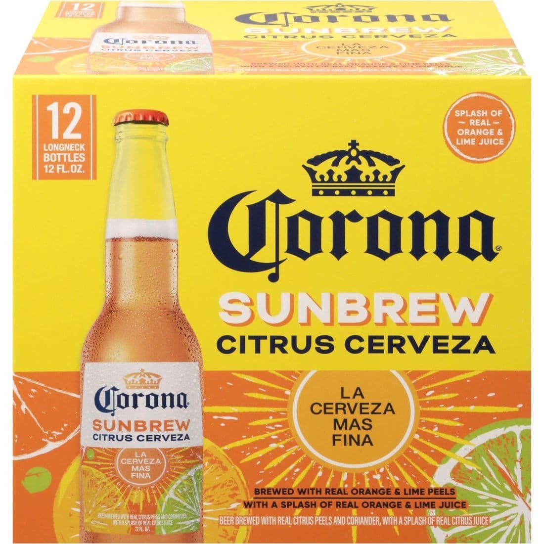 12PK Corona Sunbrew Beer 12 fl oz Bottles