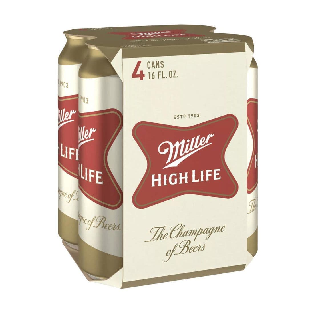 4PK MILLER HIGH LIFE CAN 16OZ