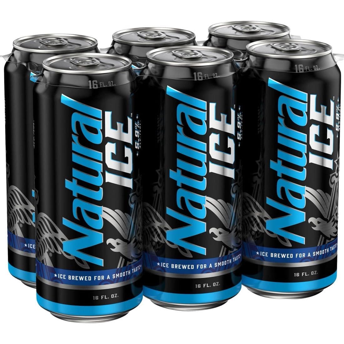 Natural Ice Beer 16 fl oz Can