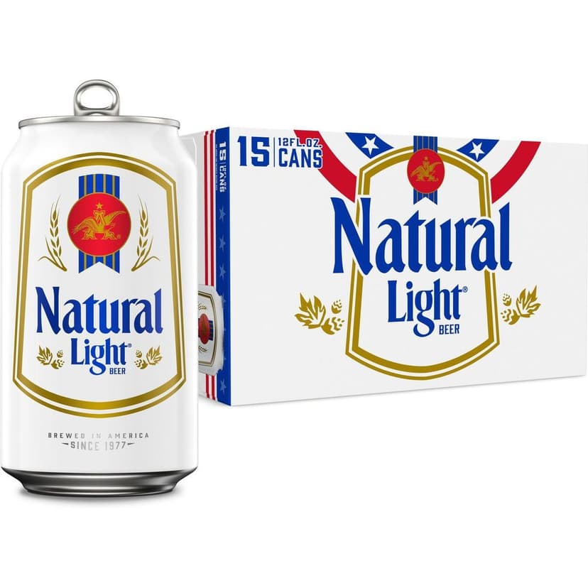 Natural Light Beer, 15 Pack, 12 fl oz Cans