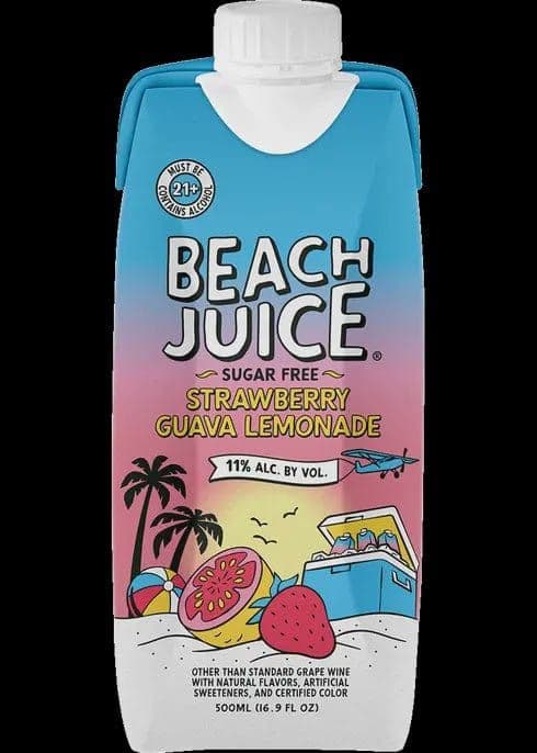 Beach Juice Strawberry Guava Lemonade 500ml