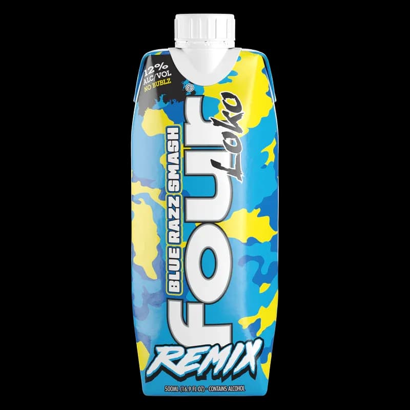 Four Loko Blue Razz Smash RTD (500 ml)