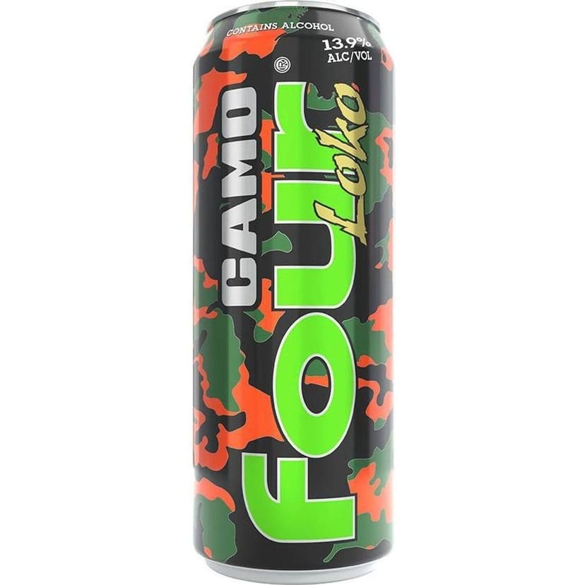 Four Loko Camo Malt Beverage 24 fl oz Can