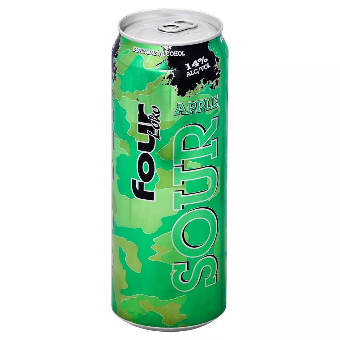 Four Loko Sour Apple Malt Beverage 24 fl oz Can