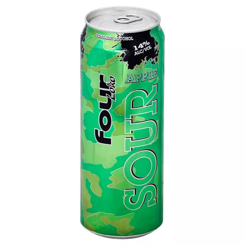 Four Loko Sour Apple Malt Beverage 24 fl oz Can