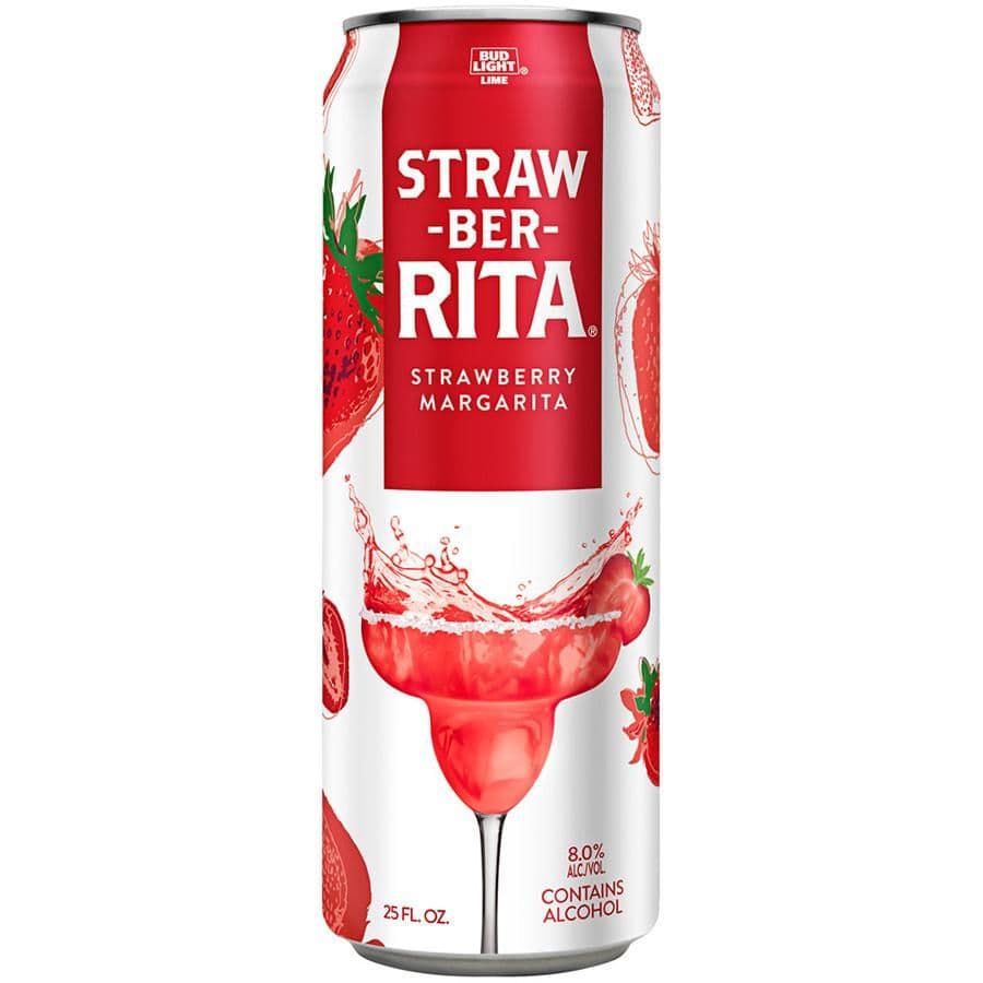 Ritas Straw-Ber-Rita Sparkling Margarita 16 fl oz Can