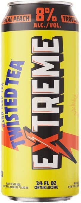Twisted Tea Extreme Tropical Peach 24 fl oz Can