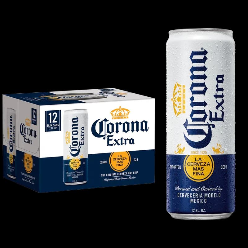 12PK Corona Extra Beer 12 fl oz Cans