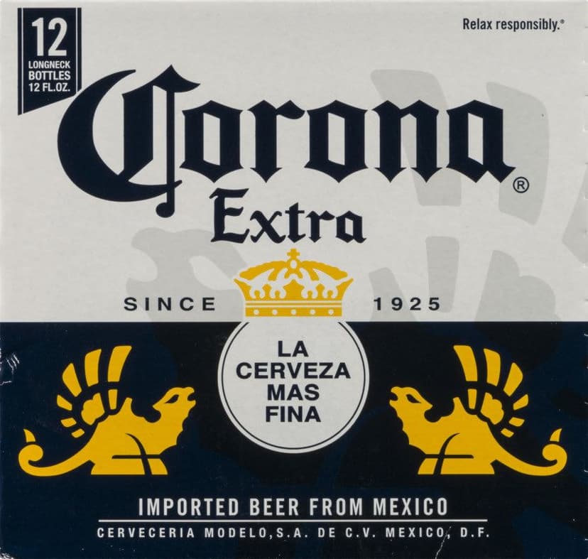 12PK Corona Extra Beer 12 fl oz Bottles