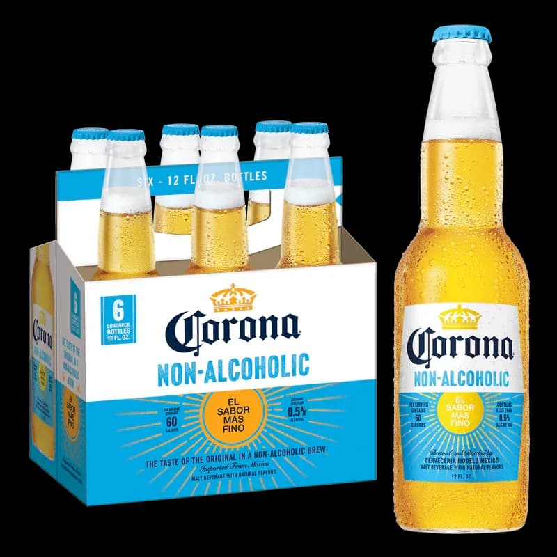 6PK Corona Non Alocoholic Beer 12 fl oz Bottles