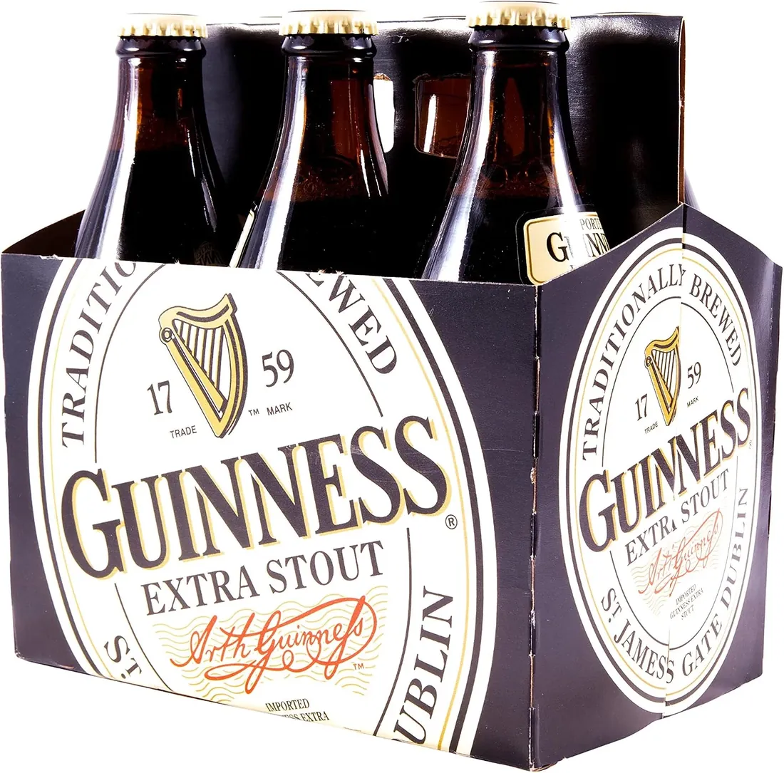Guinness Extra Stout Beer, 6PK, 12 fl oz Bottles