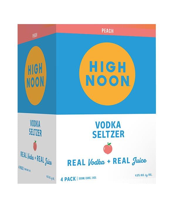 High Noon Vodka Seltzer Peach 700mL Can