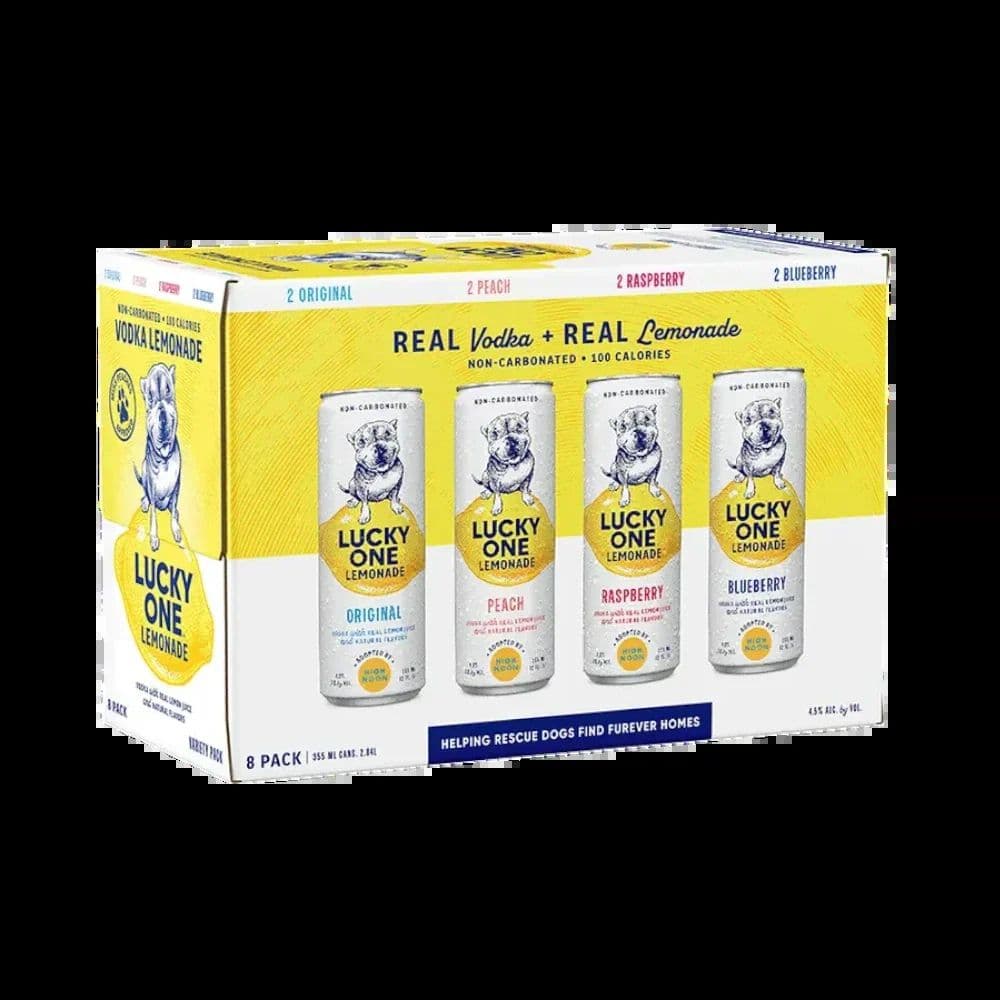 LUCY ONE LEMONADE VODKA 8PK, 12FL OZ