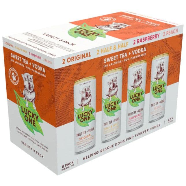 LUCY ONE SWEET TEA VODKA 8PK, 12FL OZ