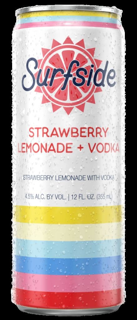 SURFSIDE STRAWBEERY LEMONADE VODKA 4PK 12 FL OZ