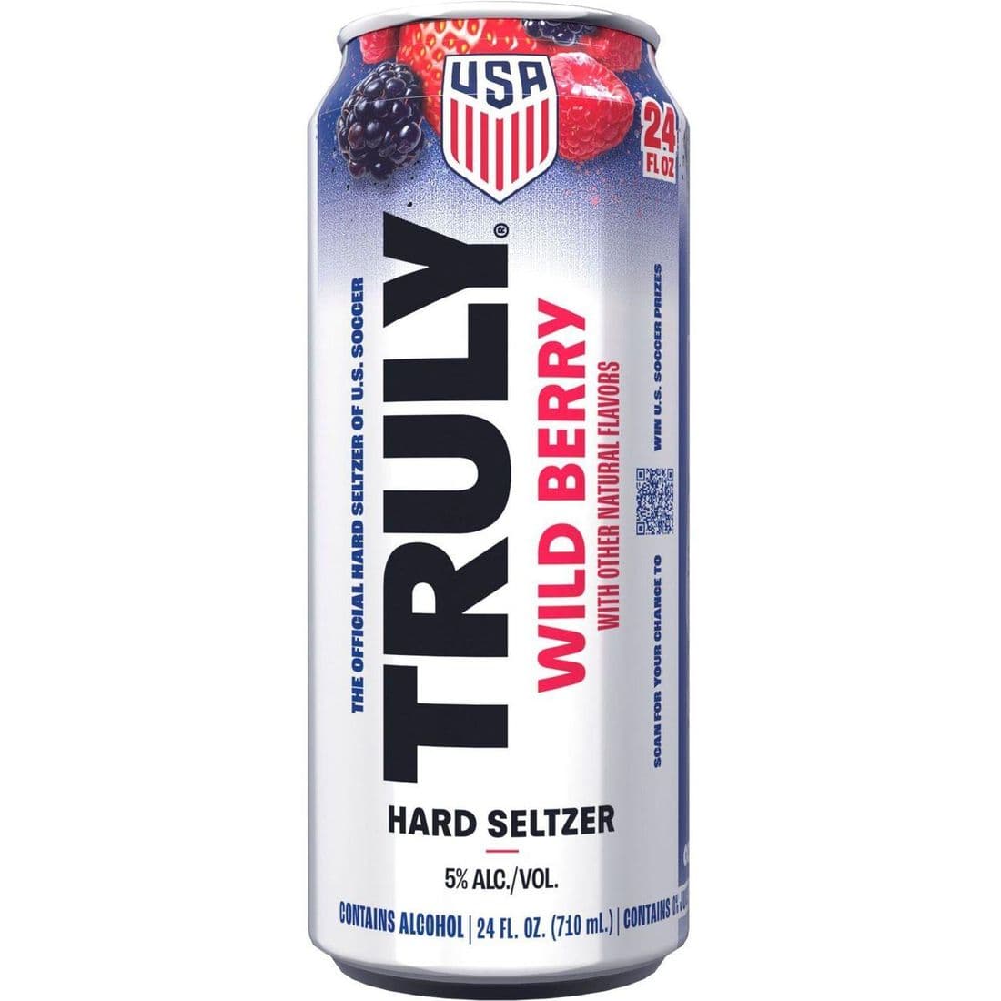 Truly Bumpin Blue Razz Hard Seltzer 24 fl oz Can