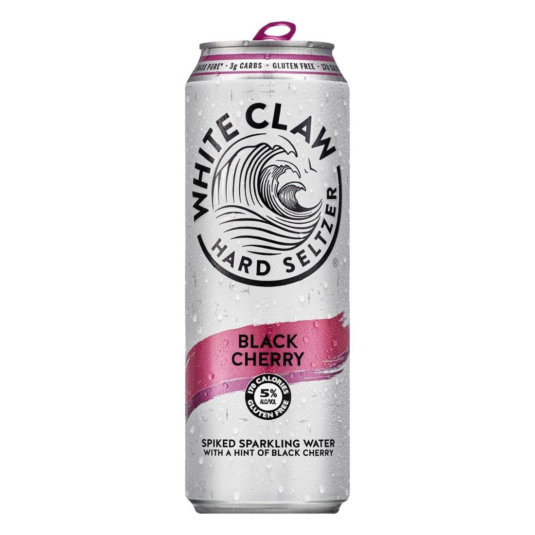White Claw Black Cherry Hard Seltzer 19 fl oz Can