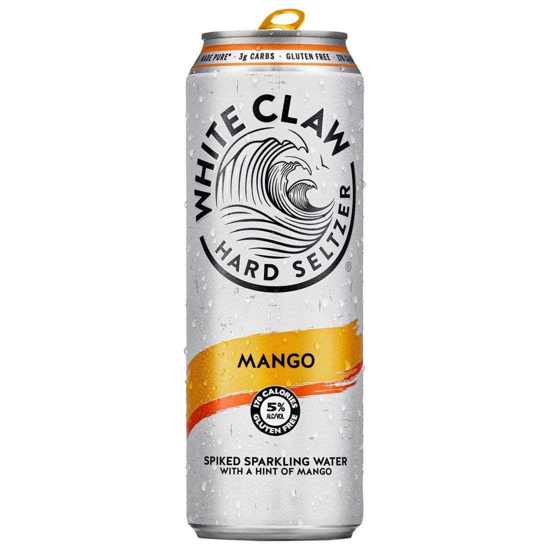White Claw Mango Hard Seltzer 19 fl oz Can