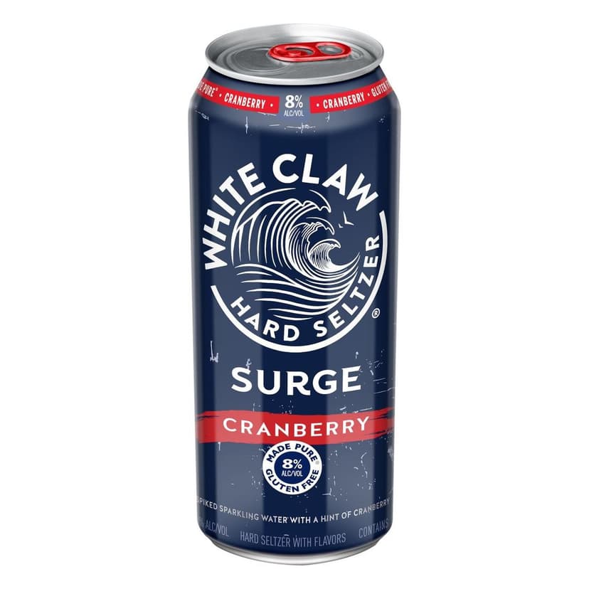 White Claw Surge Cranberry Hard Seltzer 19 fl oz Can