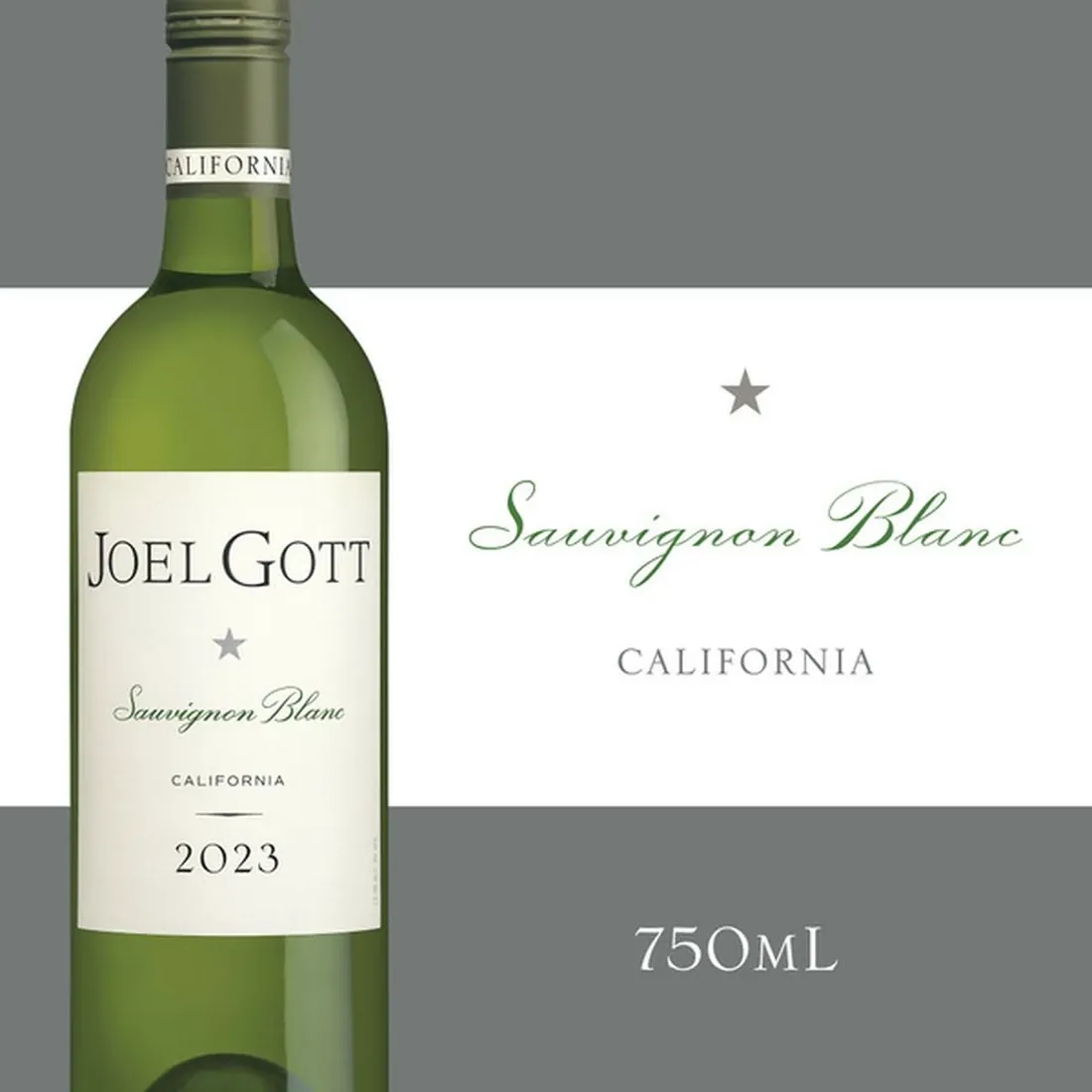 Joel Gott Sauvignon Blanc 750ml Glass Bottle