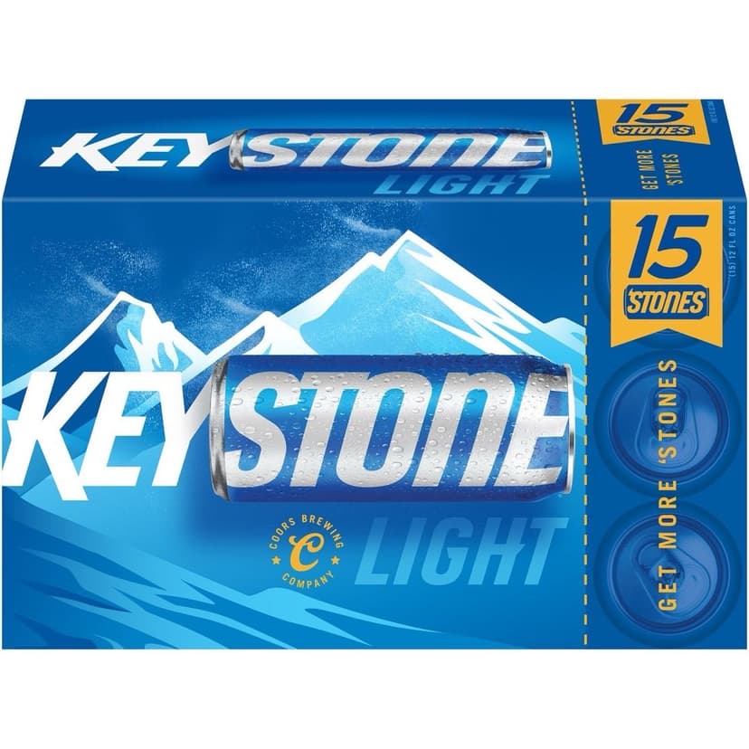 KEYSTONE LIGHT 15PK