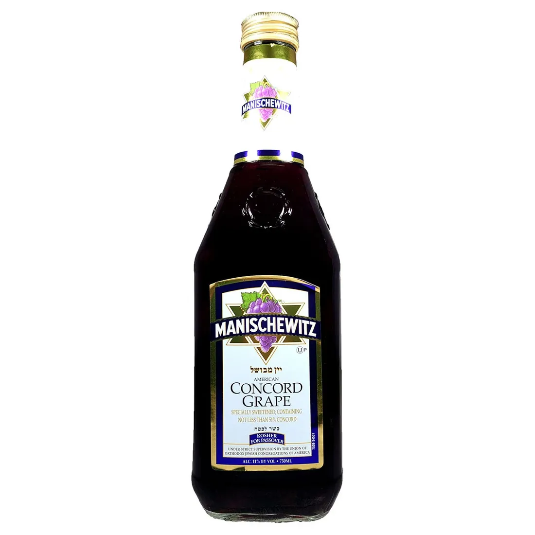 Manischewitz Concord Grape 1.5l Glass Bottle