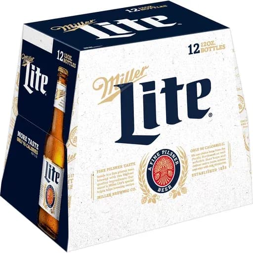 MILLER LITE 12PK BTL