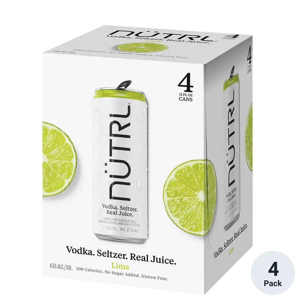NUTRL PINEAPLLE 4PK 12 fl oz Can