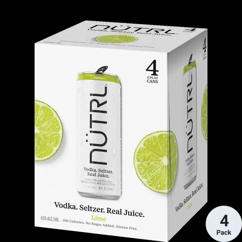 NUTRL PINEAPLLE 4PK 12 fl oz Can