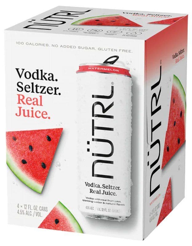 NUTRL WATERMALEON 4PK 12 fl oz Can