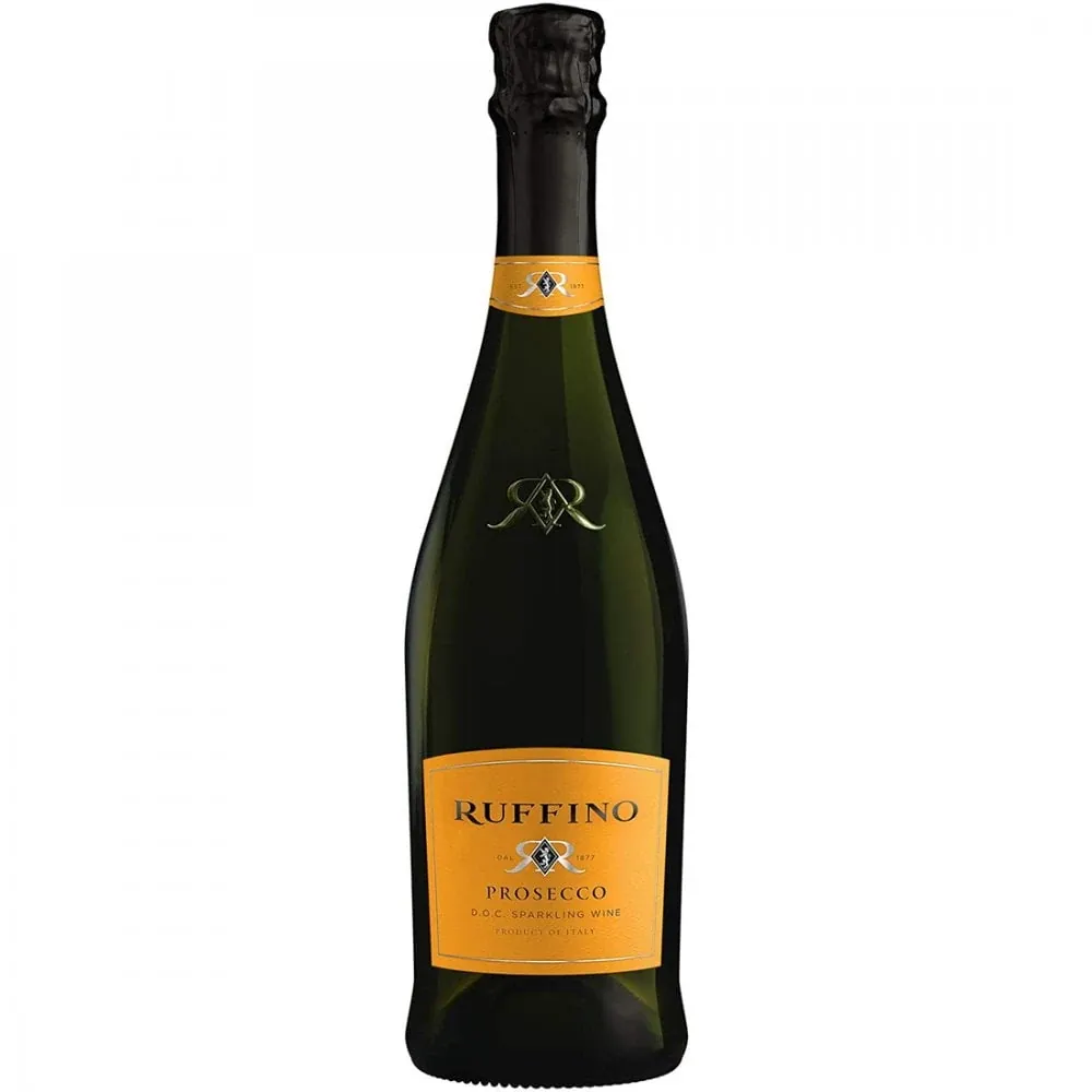 Ruffino Prosecco DOC, Italian White Sparkling Wine, 750ml Bottle,