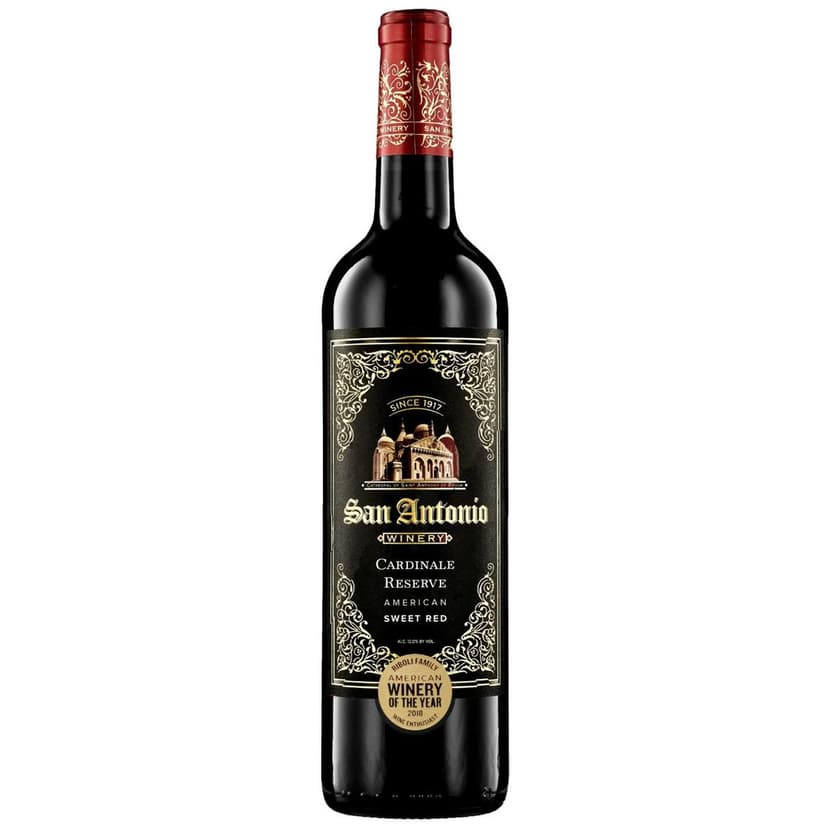 San Antonio Specialty Cardinale Sweet Pink, California Red Wine, 750ml Glass Bottle