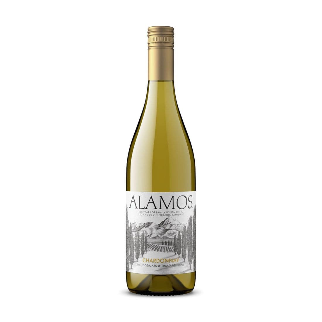 Alamos Chardonnay 750ml Glass Bottle