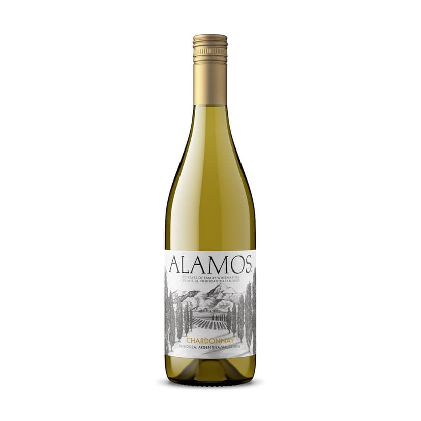 Alamos Chardonnay 750ml Glass Bottle