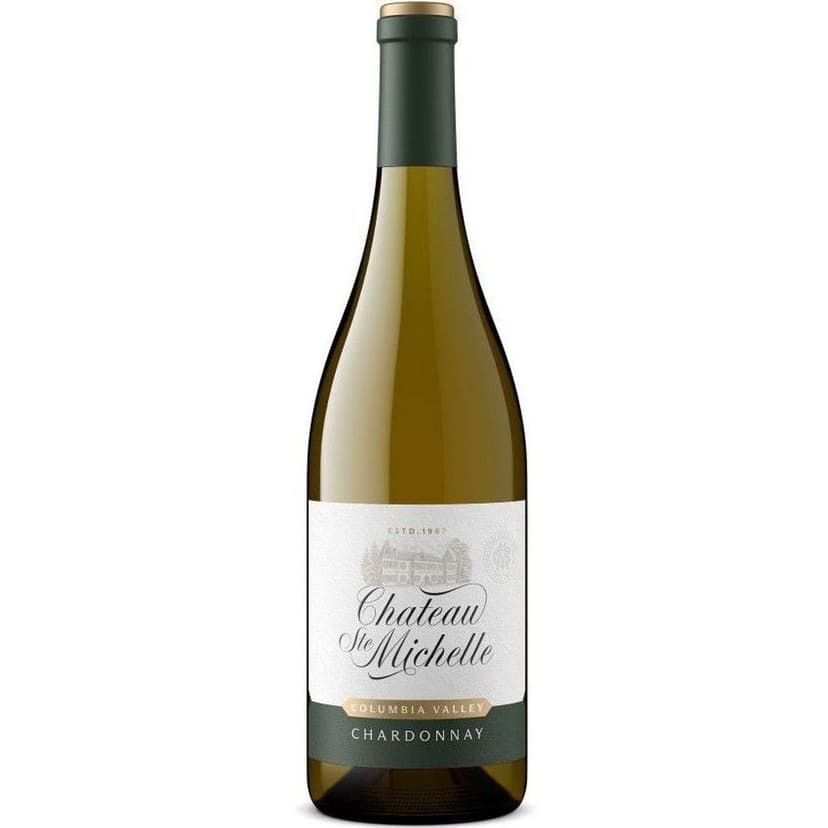 Chateau Ste. Michelle Chardonnay Washington White Wine, 750 ml Bottle,
