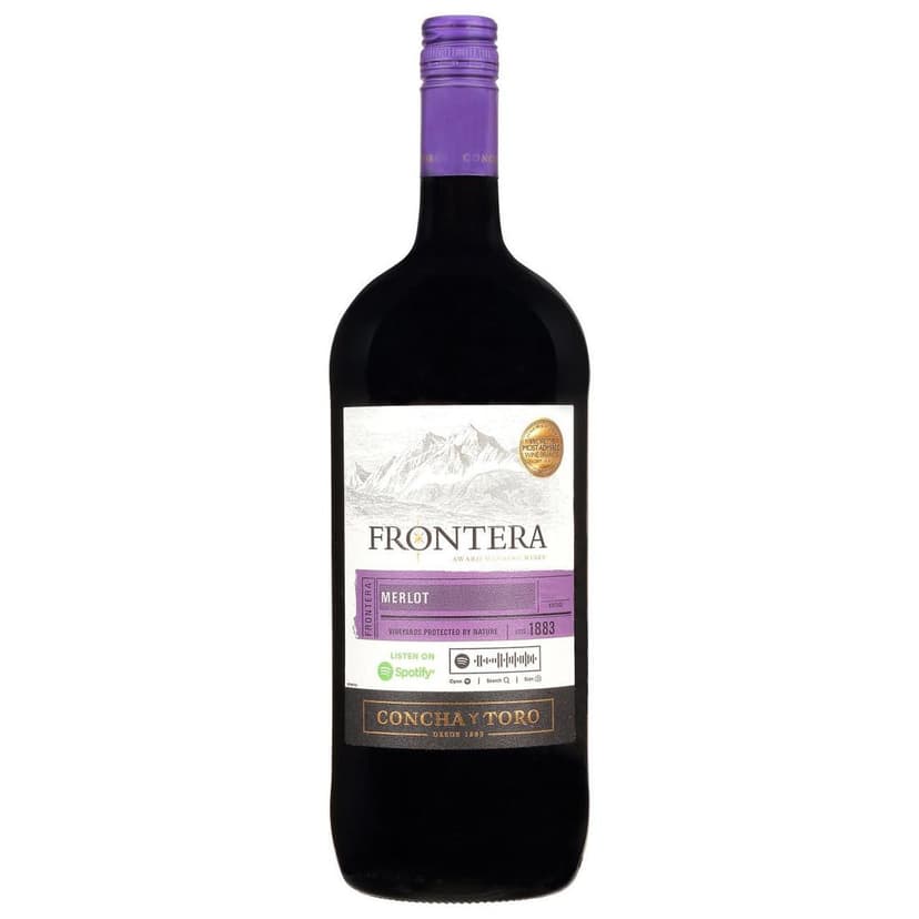  Frontera Merlot Red Wine, 1.5L Bottle