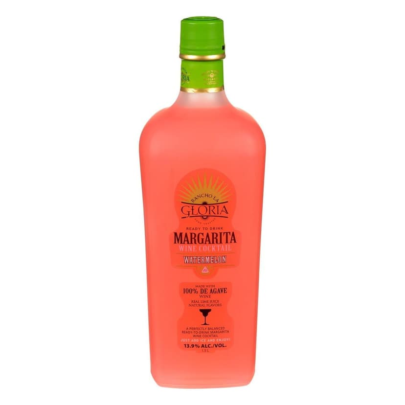 Gloria Margarita Watermelon ,750ml Glass Bottle