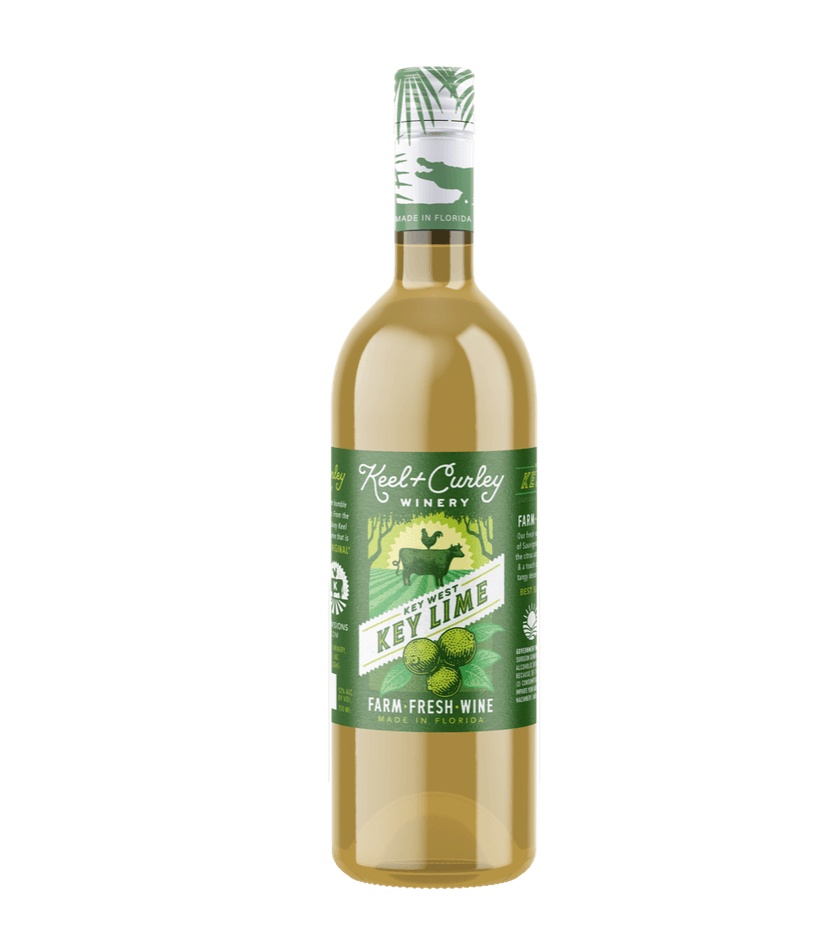 Keel+Curly KeyLime 750ml Glass Bottle