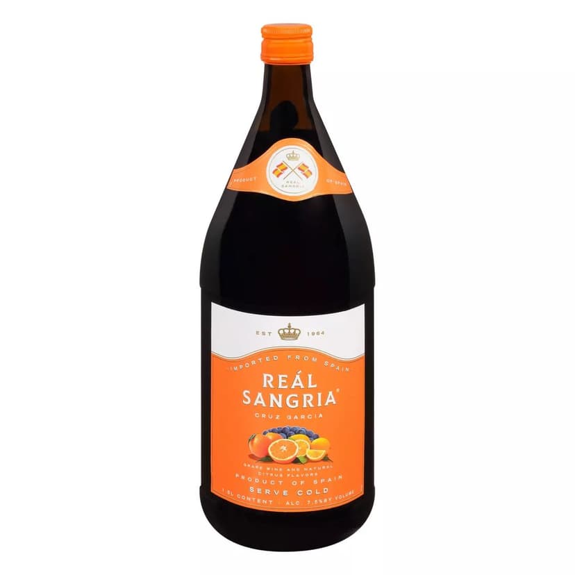 Real Sangria Wine 750ml Glass Bottle